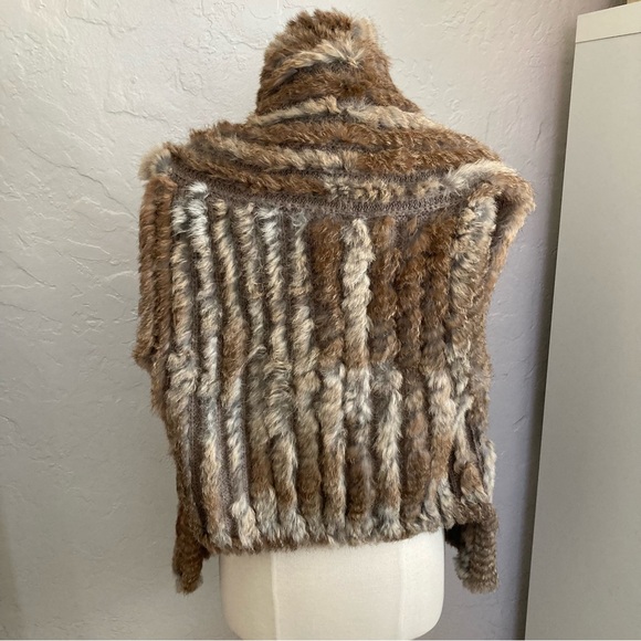 AUTHENTIC Marc by Marc Jacobs rabbit-fur vest (OS) - Picture 5 of 8